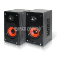 Technical Pro MRSUR-8 8&quot; Studio Monitor Speakers - Red Woofer