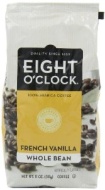 Eight O&#039;Clock Coffee, French Vanilla Whole Bean, 11-Ounce Bags (Pack of 4)