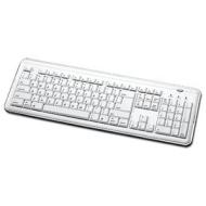 Irocks USB Keyboard Silver Frame White Mac/win