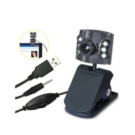 SODIAL(TM) Webcam with Microphone for XP Vista PC Laptop MSN Skype