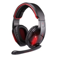 Sades USB Digital adjustment Cobra Gaming Headset Headphones with Mic and Remote for PC Desktop &amp; Laptop