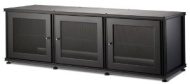 Salamander Synergy 237 A/V Cabinet with Three Doors -Black/Black