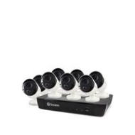 Swann 8-Channel 5MP NVR &lsquo;4K Compatible&rsquo; + 8x 5MP White Bullet Cameras with True Detect
