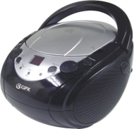 GPX Portable CD Player with FM Scan Radio