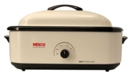 Nesco 18 Qt. Roaster Oven- Ivory - Porcelain Cookwell