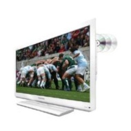 Toshiba 26DL834B 26 inch LED Television with Built-In DVD Player 1000:1 400cd/m2 1366x768 (White)