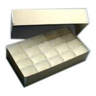 Adorama Archival 35mm Size Master Slide Storage Box with Divider Boxes, Holds 2,160 Slides, 18 1/2&quot; x 16 5/8&quot; x 2 7/8&quot;