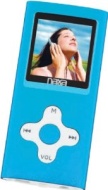 Naxa Portable Media Player with 1.5-Inch LCD Screen, Built-In 4 GB Flash Memory, Speaker and PLL/Digital FM Radio (Blue/Pink/Silver/Black)
