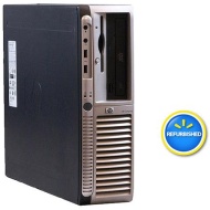 HP Off-Lease, Refurbished Black DX7200 Desktop PC with Intel Pentium D Processor, 2GB Memory, 80GB Hard Drive and Windows 7 Home Premium (Monitor Not