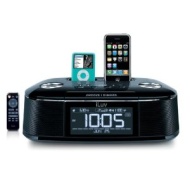 iLuv IMM173 Hifi Dual Alarm Clock for iPhone/iPod (Black)