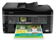 Epson WorkForce 545 Wireless All-in-One Color Inkjet Printer, Copier, Scanner, Fax, iOS/Tablet/Smartphon... Compatible (C11CB88201)
