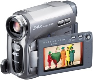 JVC GRD796 MiniDV Camcorder with 34x Optical Zoom (Extra Battery Included)
