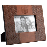 Jeremiah 29:11 Two-tone Faux Leather 4 x 6 Photo Frame