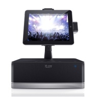 iLuv Stereo Docking Speaker for iPad / iPhone / iPod with Dynamic Speaker Sound Technology and Rotational Stand