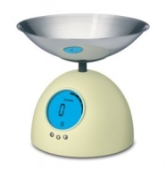 Salter 4010 Electronic Kitchen Scale With Animated Blue  display