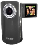 Vivitar iTwist 610 HD Digital Video Recorder With 2ViewScreen To Take Self Portraits in Black