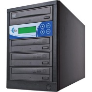 EZ Dupe EZD3TDVDLGB Professional 3-Target DVD/CD Duplicator, Black