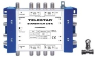 Telestar Starswitch 5/8 K+ (Kaskade für 5/8 G) inklusive 5 F-Schnellverbindern