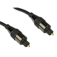 Xxion Optical - High Quality Premium 150cm TOSLink Plug to TOSLink Plug Digital Optical Lead / Cable 1.5m - SPDIF - Metal Plug Shells, Rubber Grips an