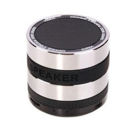 Enceinte Super Bass MP3 Bluetooth Portable pour IPhone, IPad, Ordinateur - Sans fil (Noir/Argent)