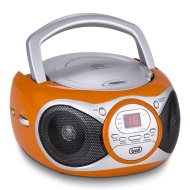 Trevi CD512 Portable Stereo System with Built in AM/FM Radio, CD Player with Headphone Socket and Aux Input for MP3 Playback (Fuscia)