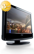 F&amp;H FH19LHDCu 19&quot; HD Ready LCD TV DVD USB Input Freeview Black 3 Years Warranty