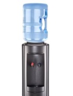 Pure Water DispenserTM 100 Series - Top Loading Hot and Cold Water Cooler - Black