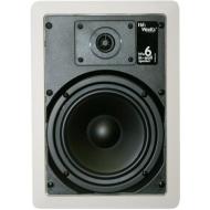 HiFi Works 30002 HFW6 6.5-Inch In-Wall Speakers, White (Pair)