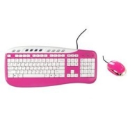 Saitek Keyboard &amp; Mouse Combo Pink