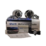 Shark SHKMRC3080DBC 250w motorcycle snowmobile audio system W &#039; 3&quot; speakers