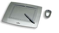 Manhattan 8&quot;x6&quot;-inch USB Graphics Tablet with Wireless Mouse and Pen for Home and Office