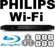 PHILIPS BDP-3406 Codefree Blu Ray / DVD Player Multi Zone A+B+C Player Multi Region Code Free DVD 123456 PAL/NTSC, DivX AVI MKV, Comes with EU and UK