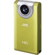 JVC GC-FM2YEU Full HD Pocket Camcorder (SD/SDHC/SDXC Slot, 5 MP, 4-fach digitaler Zoom, 7,6 cm (3 Zoll) Display) gelb