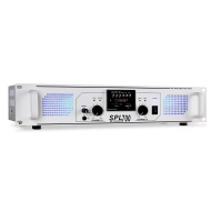 Skytec PA-700 Amplificatore finale di potenza Hi-Fi (2 x 350 Watt Max, ingressi USB SD, telecomando, AUX, radio FM)