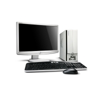 eMachines EL1330 Desktop PC (AMD Athlon LE-1660, 1GB RAM, 160GB HDD, NVIDIA GeForce 6150, Windows Vista Home Basic) 19&quot; TFT Widescreen