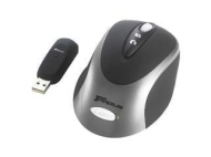 Targus Laser Wireless Desktop Mouse - Mouse - laser - wireless - RF - USB wireless receiver - black, silver