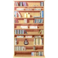 HARROGATE - CD / DVD / Blu-ray Media Storage Shelves - Pine