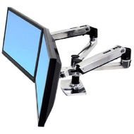 Ergotron LX Dual Side-by-Side Arm - Mounting kit