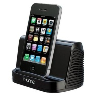 iHome iHM16B Portable Stereo Speaker System for iPad, iPod and MP3 Player, Black