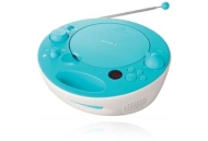 Sony&reg; Colorful Compact CD Boombox (Aqua)