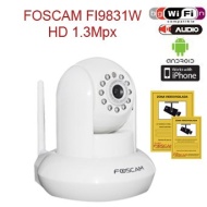 Foscam 6954836083109 - C&aacute;mara de vigilancia IP con sonido (1,3 megap&iacute;xeles, WLAN, 1280 x 960 p&iacute;xeles), color blanco