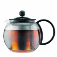 Bodum Assam Teebereiter mit Edelstahlfiler 0.5 l Schwarz