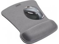 Staples Mouse Pad with Gel Wrist Rest, Silver