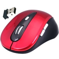 Daffodil WMS320R Rat&oacute;n &Oacute;ptico Inal&aacute;mbrico 2.4GHz - Mouse sin cables con 5 Botones, Rueda de Desplazamiento y Sensibilidad Ajustable (Max. 1600dpi) - O