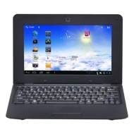 10 inch Android On Netbook Notebook Laptop Android 4.0 OS DDR3 512M Wifi With Front Camera (Black)