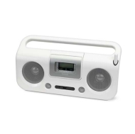 Belkin XM Audio System - Speaker system with XM satellite radio cradle - white