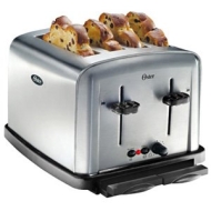Oster 6334 4-Slice Toaster, Stainless Steel