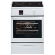 Brandt KIP711W - Range - 60 cm - freestanding - with self-cleaning - Class A - white