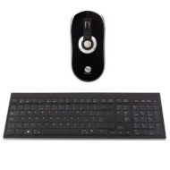 Gyration Rechargeable Wireless Air Mouse Elite and Wireless Slim Low Profile Keyboard GYM5600LKNA Bundle