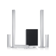 Teufel Columa 300 Mk2 &quot;5.1-Set M&quot; Silber - Gemischtes Doppel: gro&szlig;e und kleine S&auml;ulen-Lautsprecher